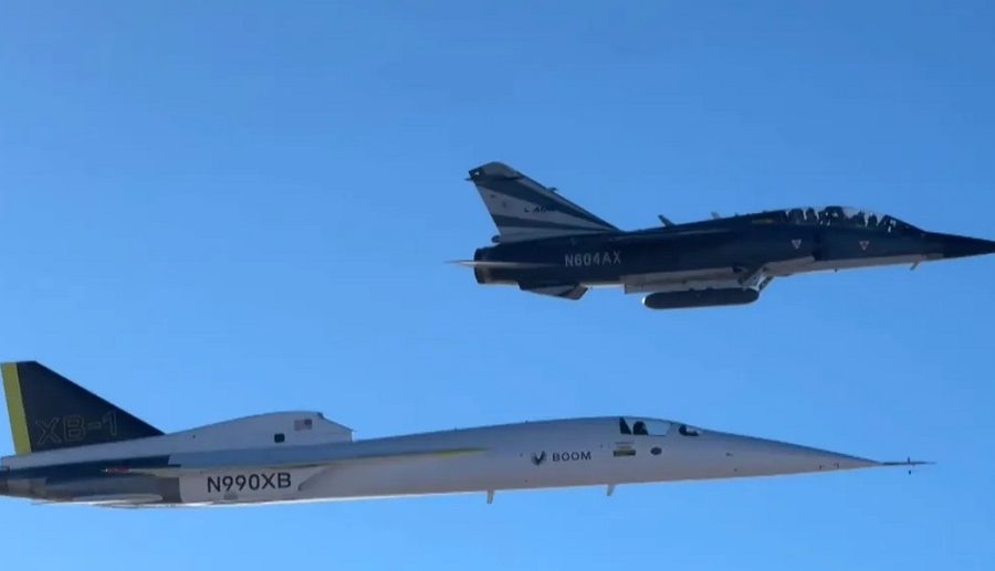 पहिलो पटक साउण्ड ब्यारियरलाई चिर्दै बूम सुपरसोनिकको एक्सबी-१ जेटले यसरी रच्यो ईतिहास