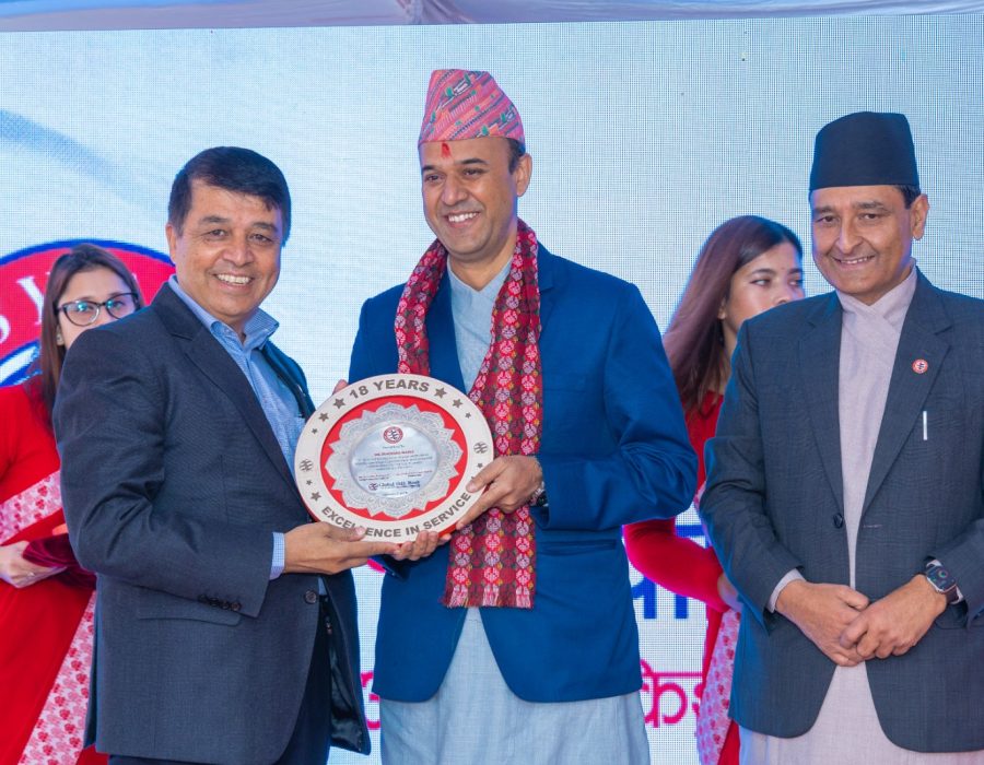 ग्लोबल आइएमई बैंकको १८औँ वार्षिकोत्सव, सुरक्षित डिजिटल बैंकिङ्ग सेवा बिस्तार गर्न अध्यक्ष ढकालको जोड