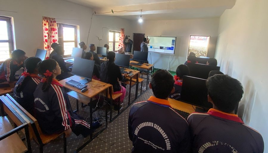 Chinese Embassy in partnership with MOCIT and Huawei Nepal initiates smart classroom in Gandaki Province