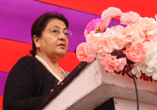 प्रविधिलाई आधार बनाउँदै अघि बढ्नु आजको आवश्यकता : पूर्वराष्ट्रपति भण्डारी