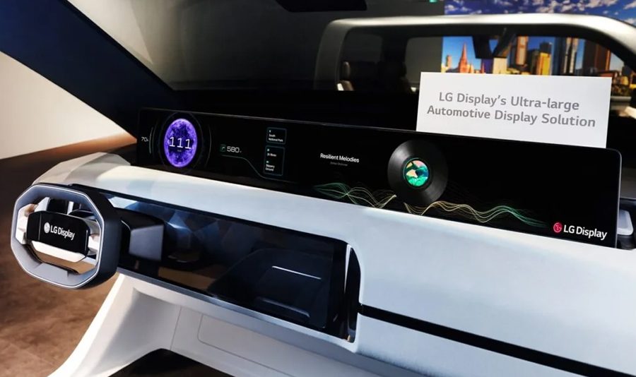 एलजी डिस्प्लेले लन्च गर्यो विश्वको पहिलो ४० इन्चको अल्ट्रा-लार्ज इन-कार डिस्प्ले