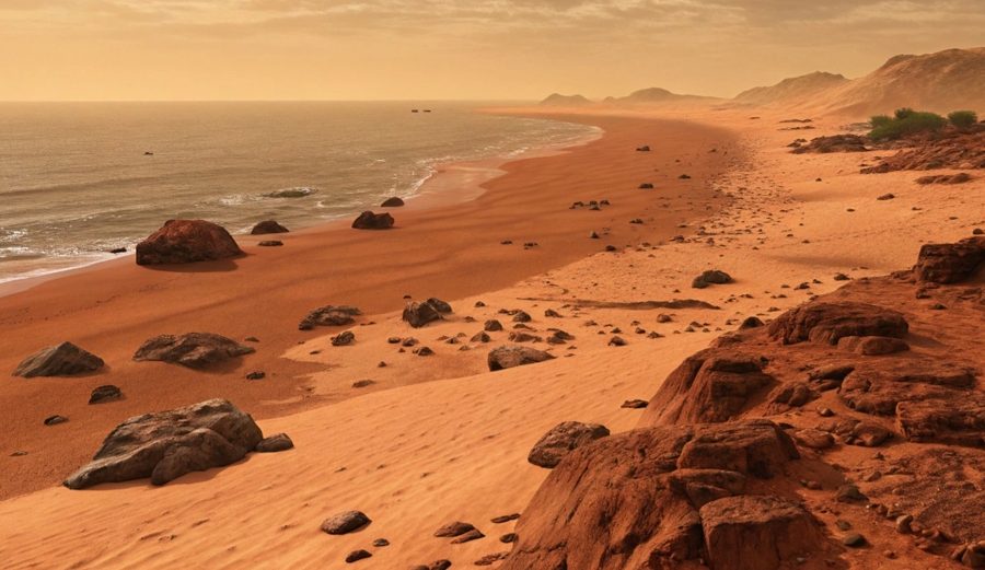 चीनको झुरोङ अन्तरिक्ष यानको तथ्याङ्कले दियो मंगल ग्रहमा पहिले महासागर र समुद्र तट रहेको प्रमाण