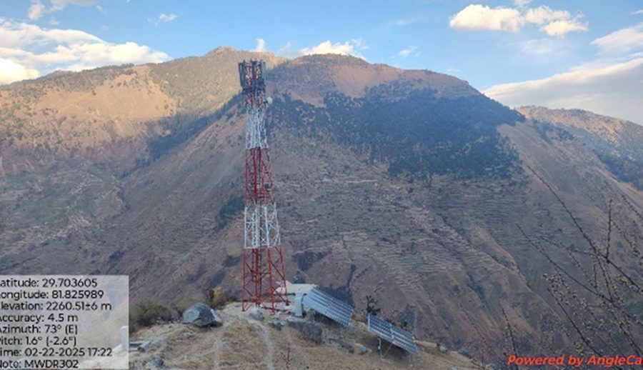 दुर्गम गाउँ अदानचुलीमा नेपाल टेलिकमको फोरजी सेवा सञ्चालन भएपछि स्थानीयलाई राहत