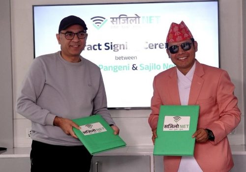 सजिलो नेटको ब्राण्ड एम्बासडरको रुपमा लोकगायक बद्री पंगेनी नियुक्त