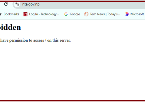 नेपाल दूरसञ्चार प्राधिकरणको वेबसाइट डाउन !