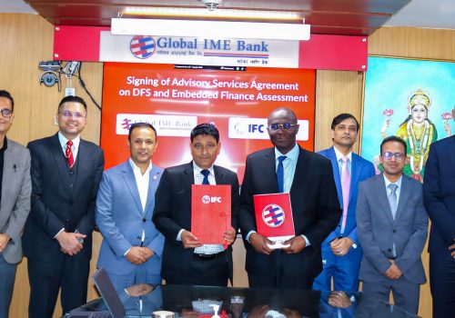 ग्लोबल आइएमई बैंक र आईएफसीबिच डिजिटल वित्तीय सेवा अगाडि बढाउन साझेदारी