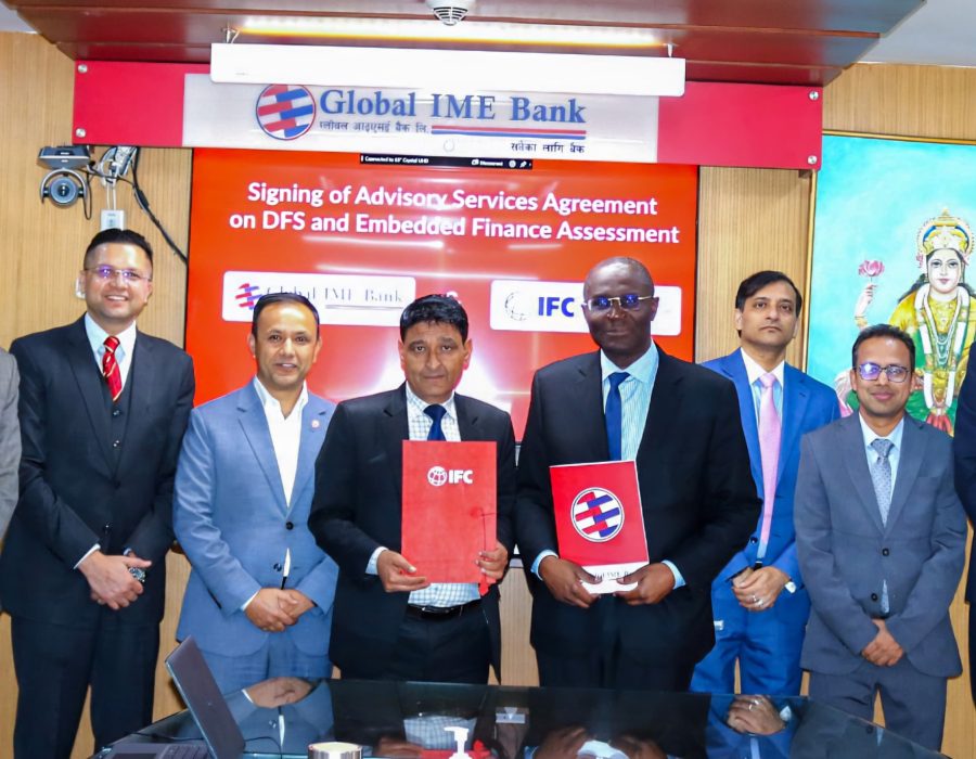 ग्लोबल आइएमई बैंक र आईएफसीबिच डिजिटल वित्तीय सेवा अगाडि बढाउन साझेदारी