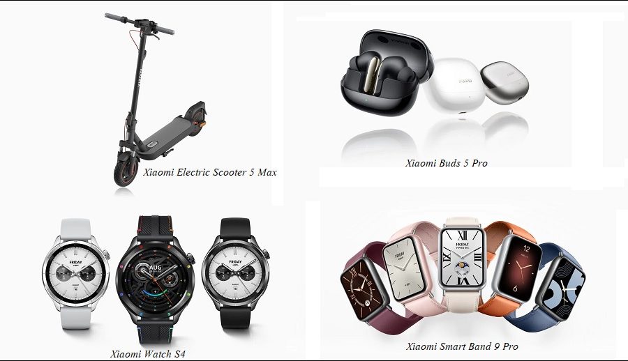 शाओमीद्वारा विश्वव्यापी रूपमा बड्स ५ प्रो, वाच एस४, इलेक्ट्रिक स्कूटर ५ म्याक्सलगायत सार्वजनिक