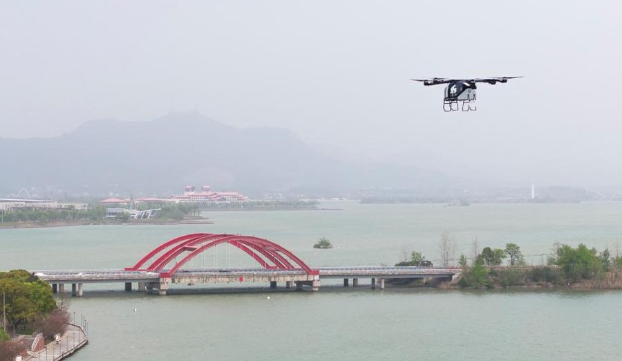 एक्सपेङ्गको उड्ने कारले पूरा गर्यो चीनको हुनानमा परीक्षण उडान