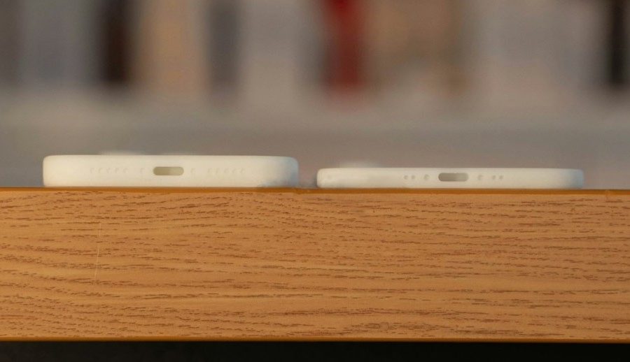 एप्पल आईफोन १७ एयर आईफोन १७ प्रोको तुलनामा कति पातलो हुनेछ भनेर देखाउने नयाँ तस्बिर लीक