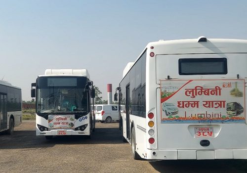 लुम्बिनीका विद्युतीय सवारी प्रयोगविहीन