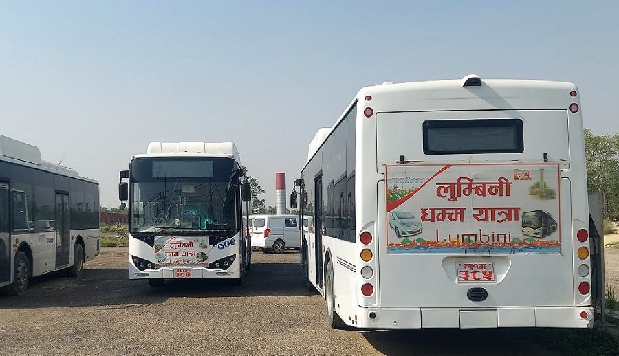 लुम्बिनीका विद्युतीय सवारी प्रयोगविहीन