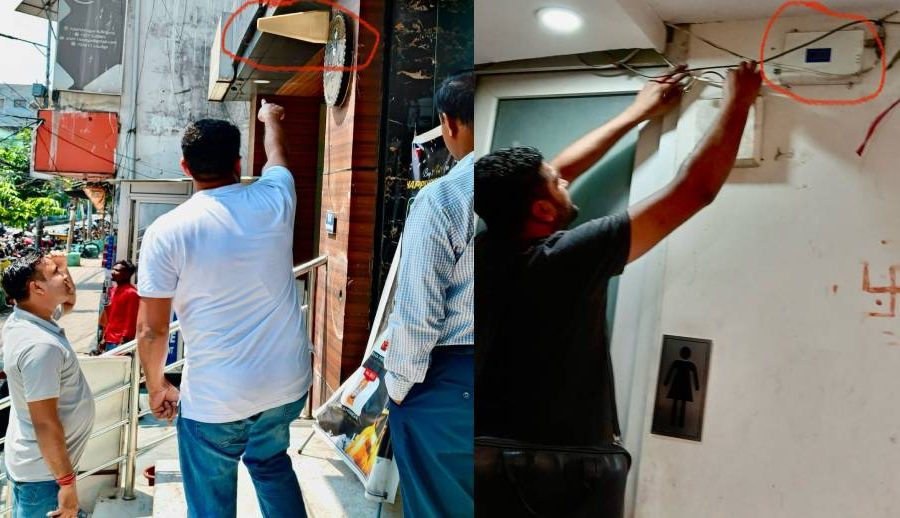 अवैधरुपमा सीमाक्षेत्रमा राखिएका भारतीय टेलिकम कम्पनीहरुको सिग्नल बुस्टर जफत