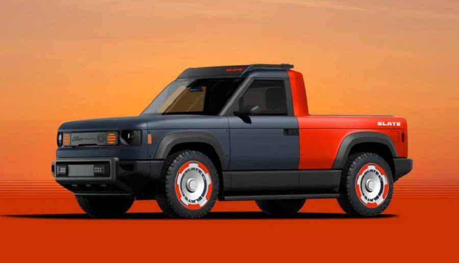 नयाँ अमेरिकी इलेक्ट्रिक गाडी स्टार्टअप स्लेट अटोले बनायो टेस्लाको ठिक विपरीत ‘एनालग’ पिकअप