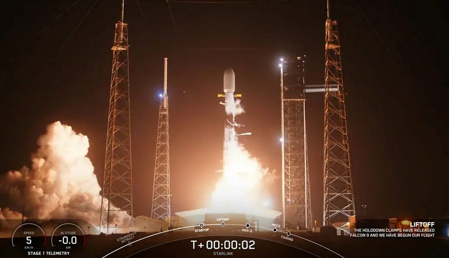 स्पेसएक्सद्वारा कीर्तिमानी २५० औं स्टारलिंक मिशन प्रक्षेपण