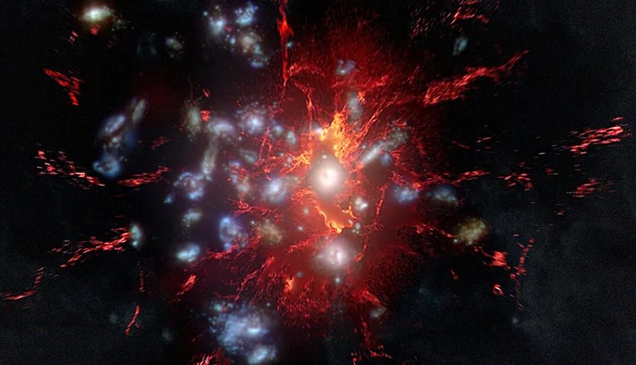 १२ अर्ब प्रकाशवर्ष टाढा भेटियो ‘इन्धन ट्याङ्की’, आकाशगंगा निर्माणलाई ऊर्जा दिने सम्भावना