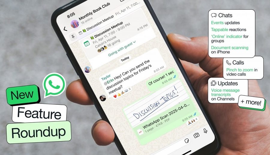 ह्वाट्सएपले दर्जन बढि नयाँ सुविधाहरू लन्च गर्यो