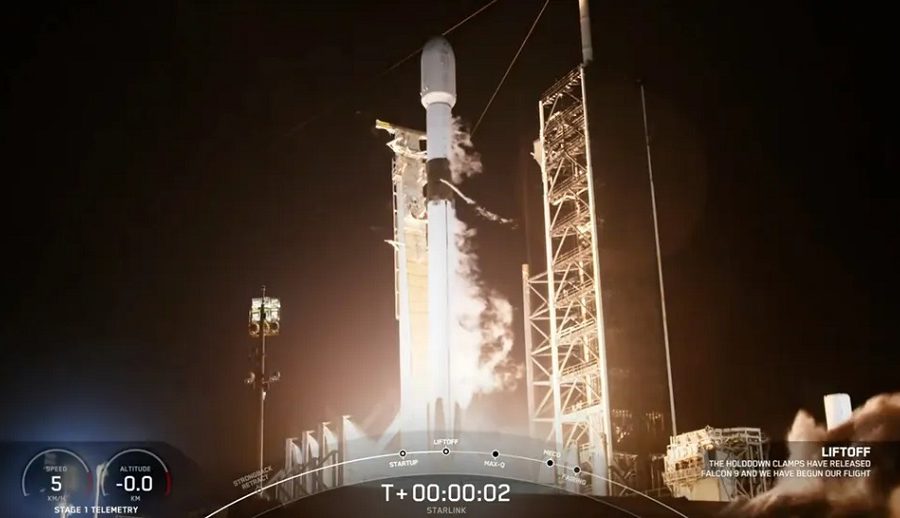 स्पेसएक्सद्वारा २३ स्टारलिंक स्याटेलाइटको समूह प्रक्षेपण, १३ वटा डाइरेक्ट टू सेल क्षमतायुक्त