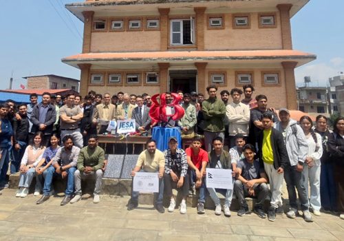 नेपाल इन्जिनियरिङ कलेजमा प्रोटोटाइप सौर्य–वायु हाइब्रिड ऊर्जा टर्बाइन जडान