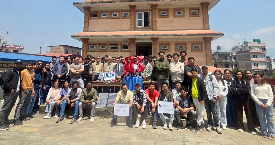 नेपाल इन्जिनियरिङ कलेजमा प्रोटोटाइप सौर्य–वायु हाइब्रिड ऊर्जा टर्बाइन जडान