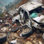 गाडी दुर्घटना हुँदा नेपाल टेलिकमको बाजुरा कार्यालय प्रमुखसहित तीन जनाको मृत्यु