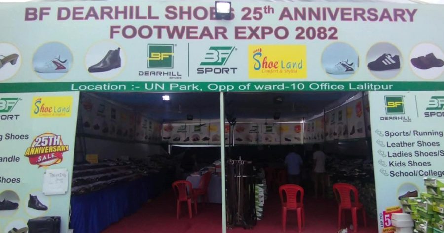 बिएफ डियरहिल शूजको २५औँ वार्षिक उत्सव अवसरमा ‘फुटवेयर एक्स्पो २०८२’ आयोजना
