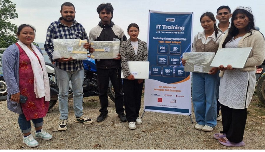 Genese Solution provides training and equipment to local youth in Eastern Nepal