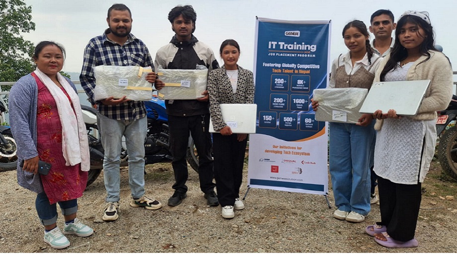 Genese Solution provides training and equipment to local youth in Eastern Nepal