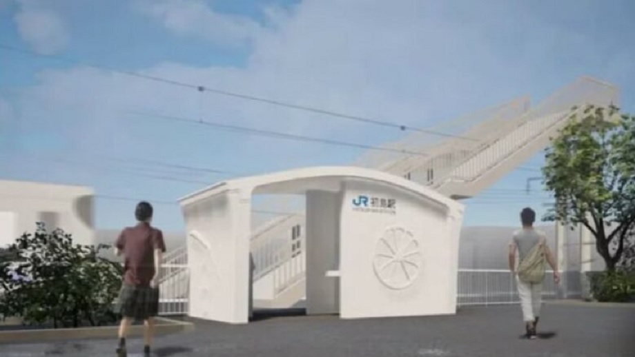 थ्रीडी प्रिन्टरको सहयोगमा केवल ६ घण्टामा तयार पारियो जापानमा रेलवे स्टेशन