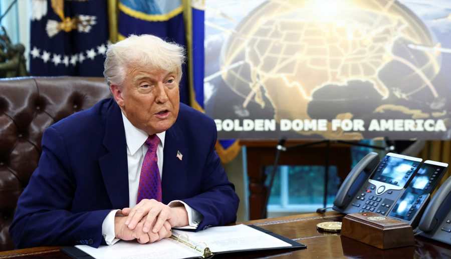 कार्यकालको अन्त्यसम्ममा ‘गोल्डेन डोम’ मिसाइल सुरक्षा प्रणाली निर्माण गर्ने ट्रम्पको घोषणा