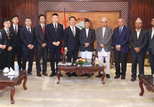 प्रधानमन्त्रीसँग ‘कोरिया रेलरोड कर्पोरेसन’का प्रमुखको भेट