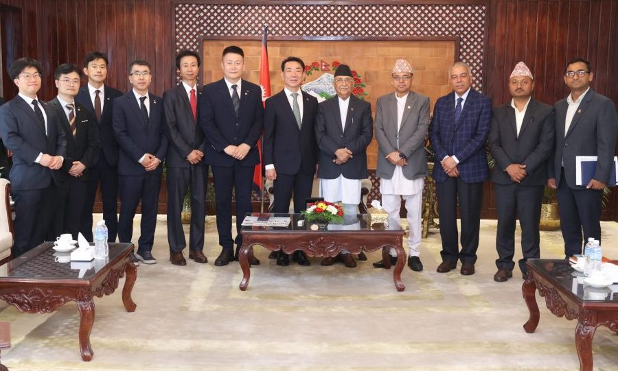 प्रधानमन्त्रीसँग ‘कोरिया रेलरोड कर्पोरेसन’का प्रमुखको भेट
