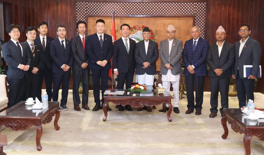 प्रधानमन्त्रीसँग ‘कोरिया रेलरोड कर्पोरेसन’का प्रमुखको भेट