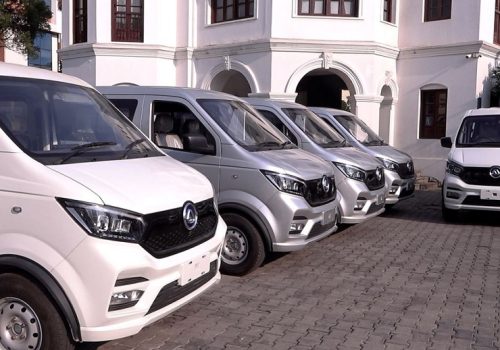 ARKSH Group delivers 18 Jubao electric vans to Swayambhu Harati Tours