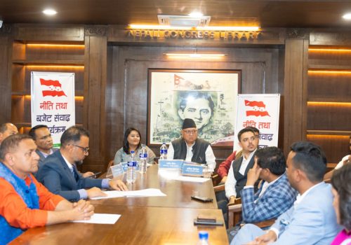 उद्यमशीलता, नवप्रवर्तन तथा लघु ऊद्यमको सशक्तिकरण गर्ने बारेमा नेपाली कांग्रेसको जोड