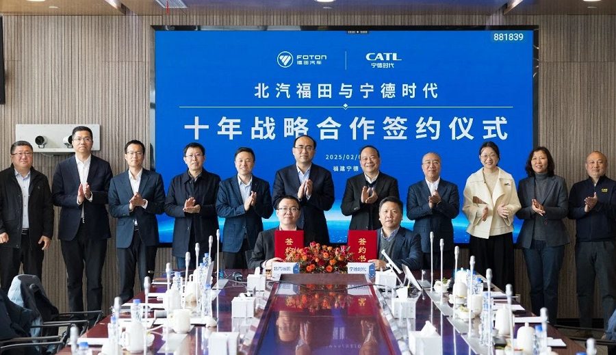 CATL, Foton Motor team up to drive commercial vehicle electrification