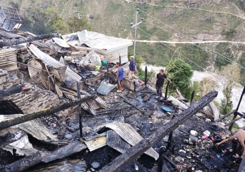 आगलागी पछि बूढीगङ्गामा इन्टरनेट सेवा अवरुद्ध