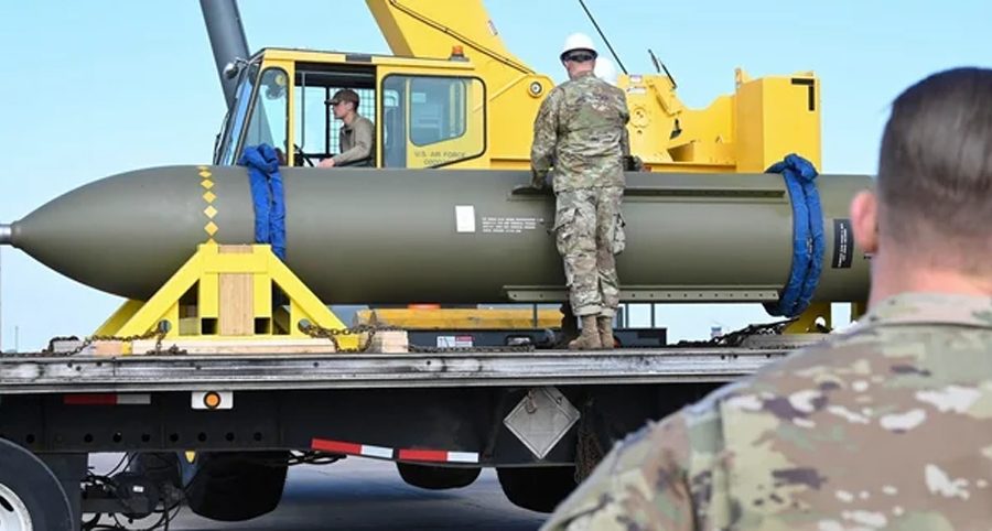 के हो अमेरिकाले इरानका आणविक केन्द्रहरुमा खसालेको बंकर बस्टर बम ‘जीबीयू ५७’?