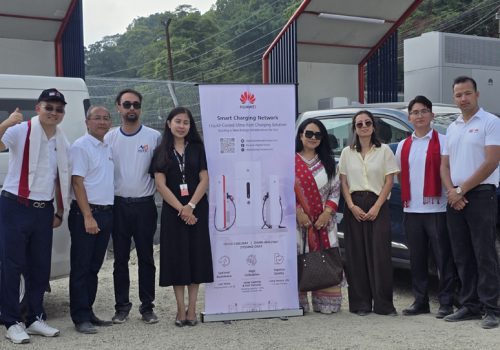 Huawei Nepal officially launched its FusionCharge smart EV charging network