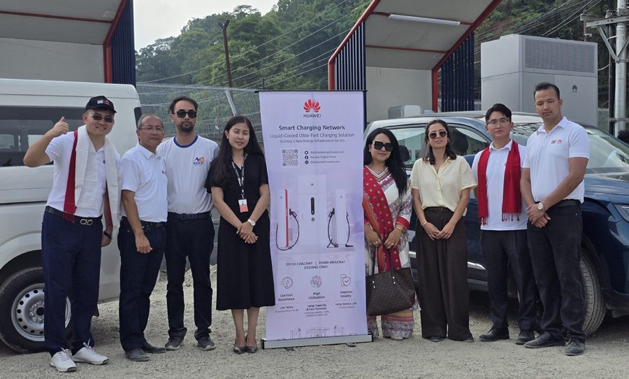 ह्वावे नेपालले शुरुवात गर्यो फ्युजन चार्ज स्मार्ट ईभी चार्जिङ नेटवर्क