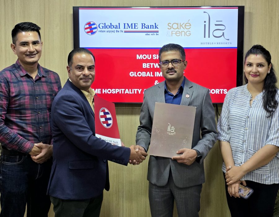 ग्लोबल आइएमई बैंकका कार्ड तथा मोबाईल बैंकिङ्ग ग्राहकलाई आइएमई हस्पिटालिटी र इला रिसोर्टमा १५ प्रतिशतसम्म छुट