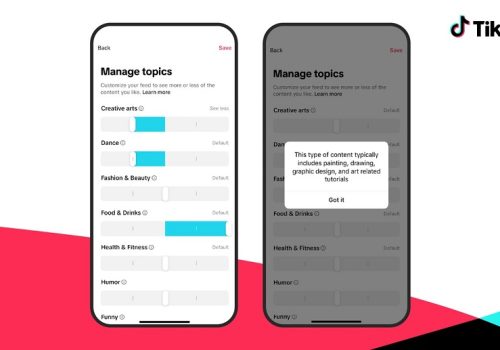 TikTok introduces new tools to personalize and protect the For You Feed