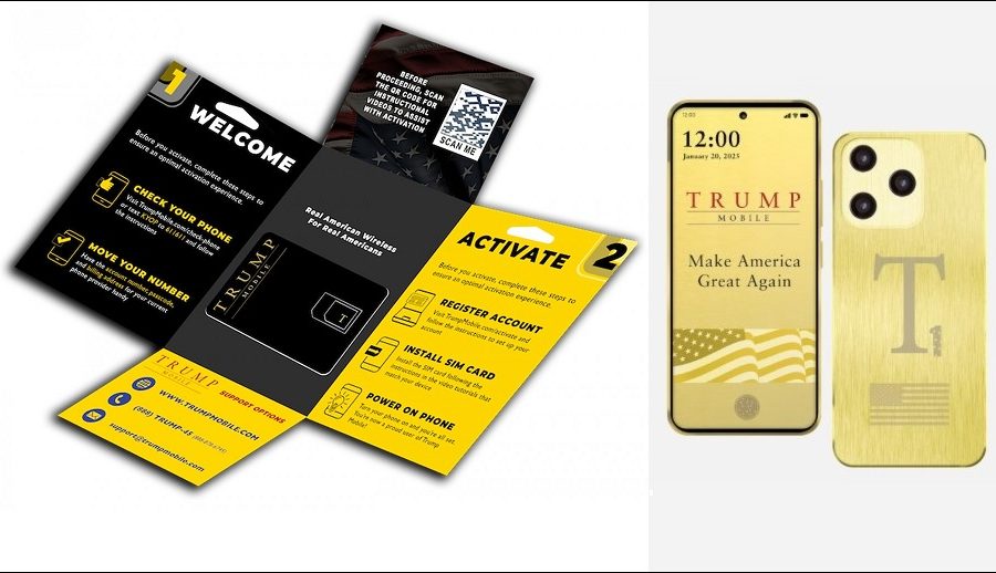 अमेरिकामा ट्रम्प मोबाइल क्यारियर सार्वजनिक, सुनौलो रङ्गको ट्रम्प टी१ फोन छिट्टै आउने