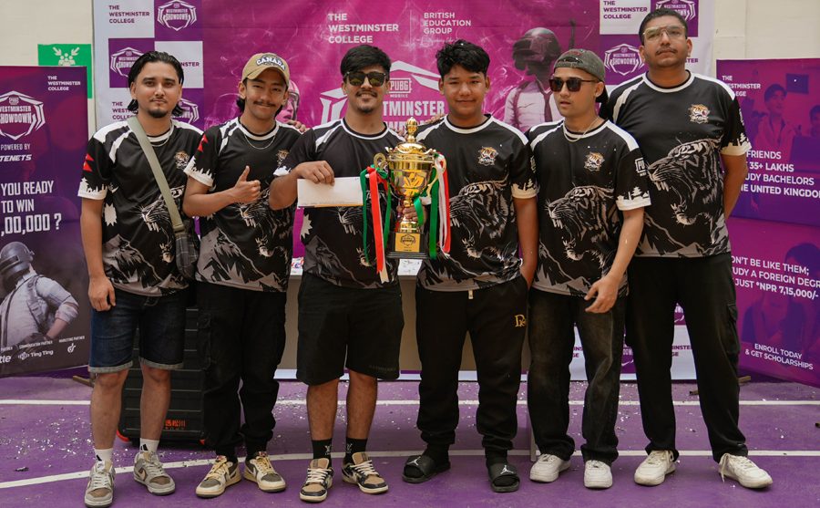 बाघ ई–स्पोर्ट्सले ३२४ टिमलाई उछिन्दै जित्यो वेस्टमिन्स्टर कलेज पब्जी टुर्नामेन्ट