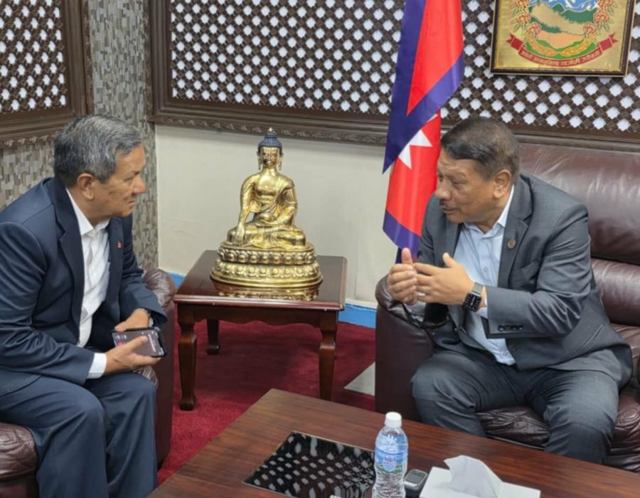 Acting PM and Communications Minister discuss on making info flow effective during disaster