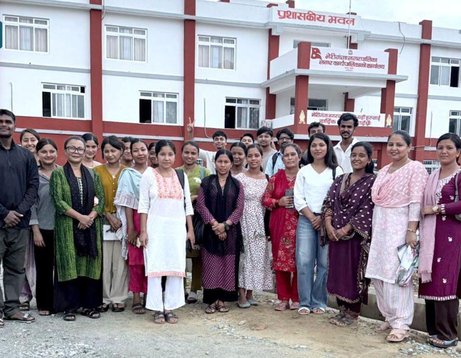 जेनेस सलुशनद्वारा सुर्खेतका स्थानीय युवाहरुलाई तालिम