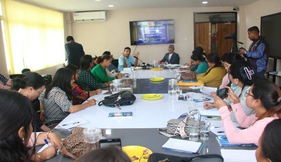 ‘डिजिटल मिडिया व्यवस्थापन र पत्रकार आचारसंहिता’सम्बन्धी अन्तरक्रिया कार्यक्रम सम्पन्न