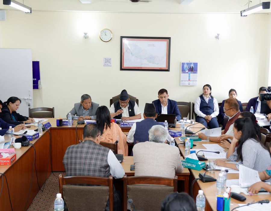 शिक्षा समितिमा मिडिया काउन्सिल विधेयकमाथि सैद्धान्तिक छलफल