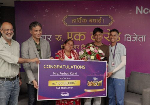 Parbati Karki becomes Ncell Crorepati