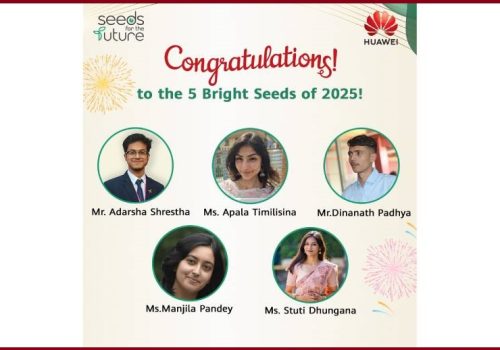 ह्वावे “सिड्स फर द फ्युचर” क्षेत्रीय कार्यक्रममा प्रतिनिधित्व गर्ने शीर्ष ५ नेपाली विद्यार्थी छनोट